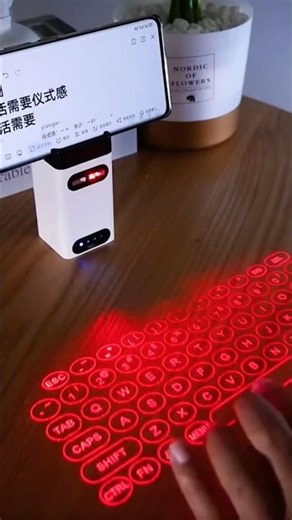 Bluetooth Laser Projection Keyboard + Mouse Combo | Mobile Accessories Set