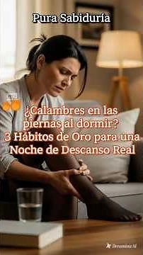 ¿Sufres de Calambres Nocturnos? 3 Hábitos para Relajar tus Piernas por Completo
