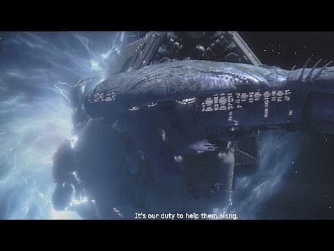 UNSC Infinity Claps Covenant Ship Cinematic Scene 4K ULTRA HD