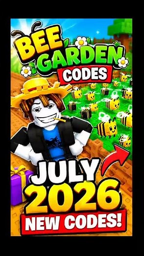 🐝 ALL NEW Bee Garden Codes (July 2026) 🎁 FREE Rewards #roblox #codes