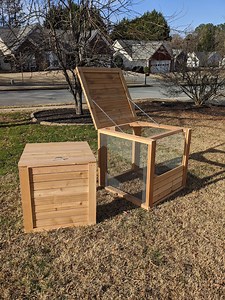 Compost Bin, Cedar Composter, Back Yard Composting , Organics , Fertilizer , Cedar Gardening , Recycling - Etsy