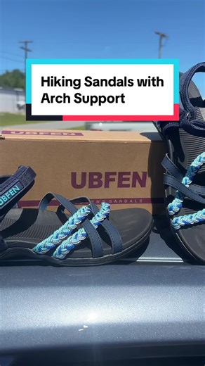 Womens Hiking Sandals Adjustable Straps Arch Support Summer Walking Shoes by UBFEN. #hikingshoes #sandals #walkingshoes #womensshoes #walking