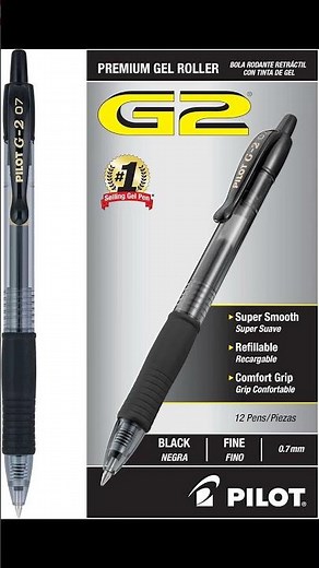 Home Office Desk Essential: PILOT G2 Gel Pens for Smooth Writing