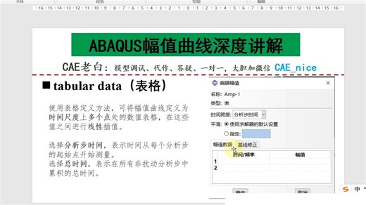 为你的仿真注入“节奏感”——深度玩转ABAQUS幅值（Amplitude）曲线