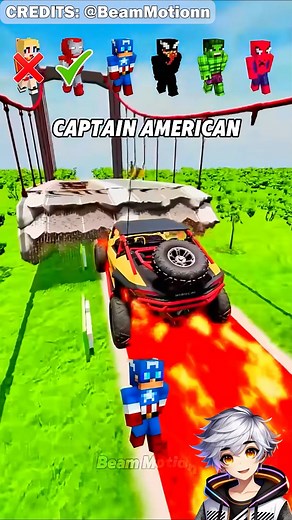 The superheroes are crossing a broken bridge? 😎 #animation #superhero #marvel #reels | Funny Gameplay