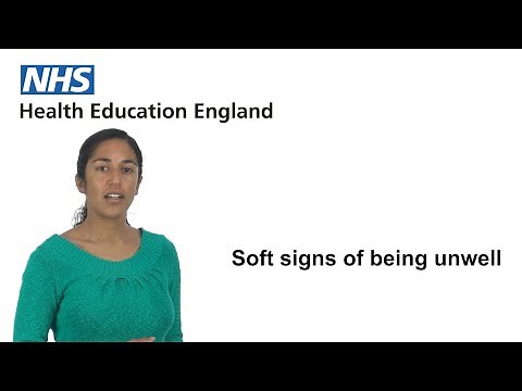 Soft signs of being unwell