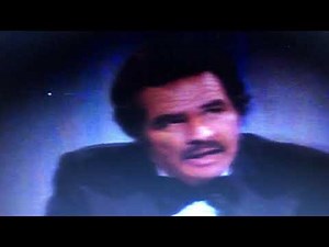 Michael Landon (& others) enjoying Burt Reynolds People's Choice Award Acceptance Speech 1979