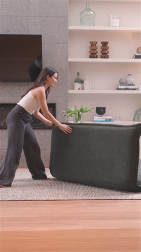 One sofa bed in 3 ways - the Happy 2 Seat Sofa Bed is a light-weight, multifunctional sofa bed that belongs in any space. | Lounge Lovers