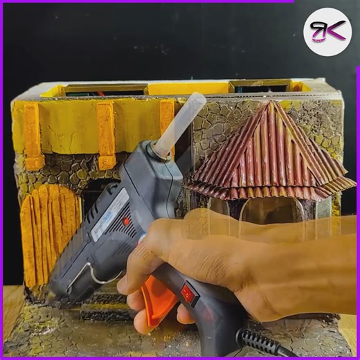 7.4K views · 115 reactions | Building a Tiny Home with a Beautiful Library  #diy #miniature #craft | RusticKraft | Facebook