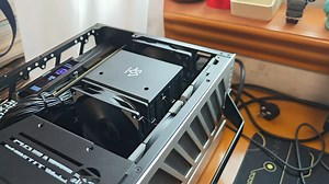 冰曼明mt880八热管双塔，室温28℃，9700x88w默频烤鸡68℃