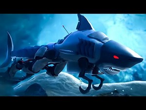 Scary Flying Shark + More Monster Truck Animated Cartoon Videos
