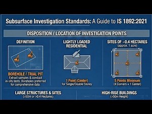 IS 1892:2021 Subsurface Investigation for Foundations - Location and Depth of Investigation