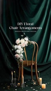 115K views · 907 reactions | Elevate your aisle with these chic DIY floral chair arrangements ✨ And complete the look with inspiration from our Green Wedding mini packs. Each hand-curated selection is designed to give you ideas for your ceremony decor, reception style, and more!  #lingsmoment #weddingdecor #floralarrangement #statementpiece #weddingflowers #romanticwedding #weddinginspiration #bridaldecor #wedding2024 #green | Ling's moment | Facebook