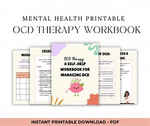Obsessive Compulsive Disorder OCD Workbook, Intrusive Thoughts. Exposure Therapy. Therapy Worksheets. Anxiety Relief Mental Health Self-help - Etsy Canada