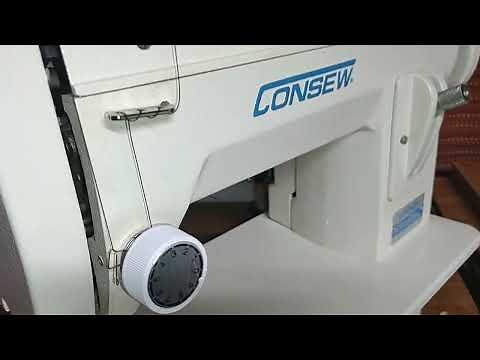 NEW! Portable Industrial Walking Foot "Consew CP206RL" Sewing Machine‪@sewwhatseamstress9076‬