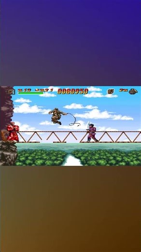 ROPE BRIDGE FIGHT⭐Indiana Jones' Greatest Adventures SNES⭐#shorts #gaming #retrogames