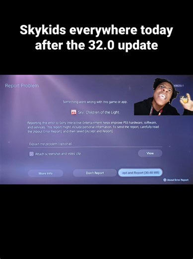 After this update, if these crashes are gonna be the norm IM ALREADY TIREDDDDD #skycotl #skycotledit #skychildrenofthelight #thatgamecompany #skycreators