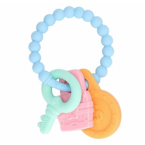Baby Teethers Bracelet, Safe Portable Infant  Bracelet  For Teething Period Dark Blue,Grey,Light Blue - Walmart.ca