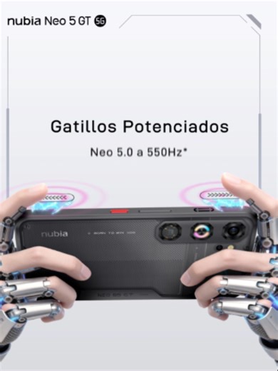 Nubia Neo 5 GT: Gatillos Gaming para Más Control