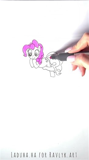 🥧🦄 Apple Pie from My Little Pony 🔔 Sweet Pony World Art 🎨 #shorts #drawing #RavlykArt
