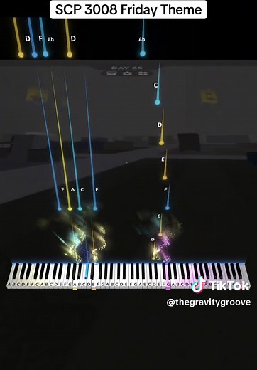 Roblox SCP 3008 Friday Theme #scp3008 #scp3008roblox #scp3008fridaytheme #pianocover #pianotutorial #pianotok #fyp