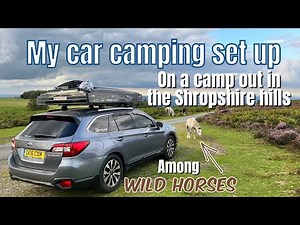 No Build CAR CAMPING Setup In a SUBARU Outback | FULL TOUR