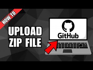 How To Upload Zip File On GitHub