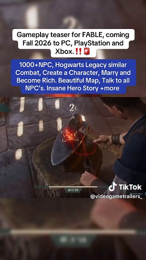Gameplay teaser for FABLE, coming Fall 2026 to PC, PlayStation and Xbox.‼️🚨 #gaming #ps5 #xbox #fable #fablegame
