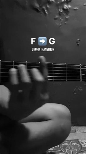 F to G Chord Transition on Guitar