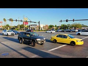 Cars Driving by at a Busy Intersection | Traffic Sounds and Noise