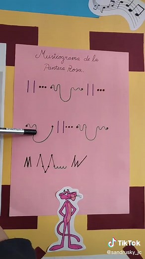 Musicograma de La Pantera Rosa: Actividades Sensoriales