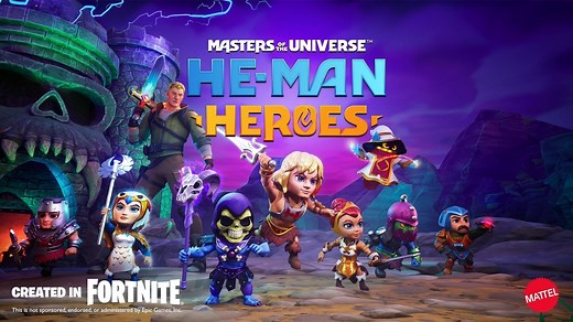 Mattel x Fortnite announces Masters of the Universe: He-Man Heroes UEFN experience