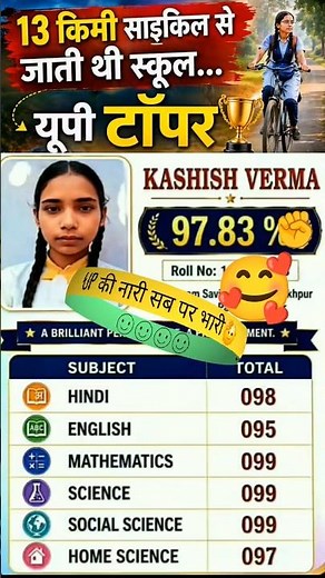 🔴 LIVE: 13 KM साइकिल का सफर और UP TOPPER का खिताब! 🏆 #KashishVerma #upboard #topper #schoollife