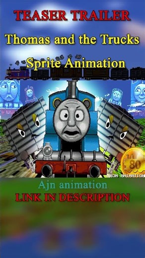 TRAILER | Thomas & the Trucks - Sprite Animation #shorts #thomasandfriends #sega #sonic #mario