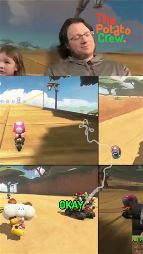 Mario Kart 8: Lari's First Place & Blue Shell Strategy! #shorts