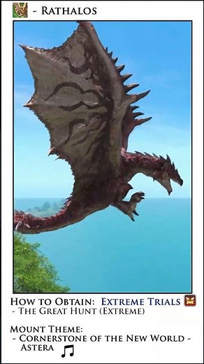 FFXIV Mounts: Rathalos