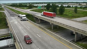 Merge fail on Iowa interstate caught on camera