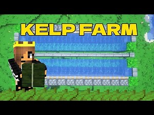 Easiest Minecraft Kelp Farm – Build in 5 Minutes (for SMP)