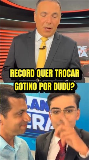 🔴DUDU CAMARGO VAI TIRAR O LUGAR DE GOTINO NA RECORD? #record