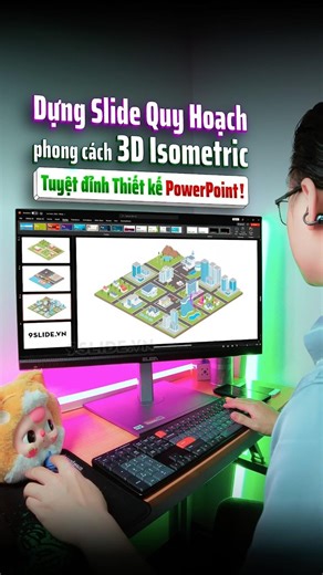 The era of progress cannot do without modern planning slides = 3D Isometric Animation #PowerPoint