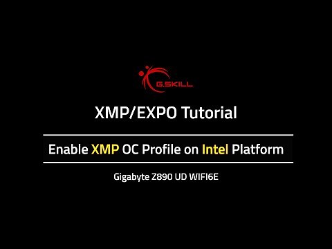 XMP/EXPO Guide - Enable XMP on Intel Platform (Gigabyte)