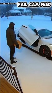 Top 4 Corvette FAILS: Package Thieves vs. Blue Foam Traps! #corvette #fails #shorts #porchpirate
