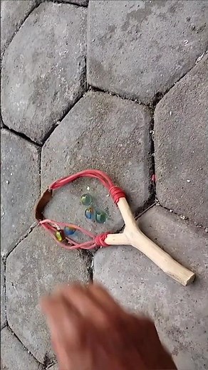 easy way to make slingshot with rubber tube #diy