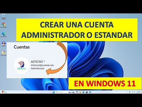 Como Crear cuenta administrador o estándar en Windows 11 para (PC, Laptops y Notebooks, etc)