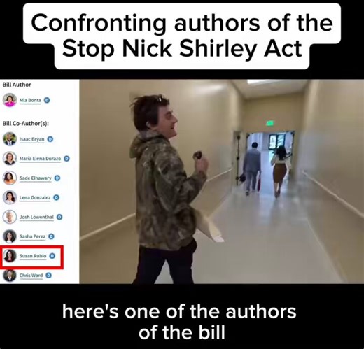 Citizen journalist @nickshirleyy confronts the authors and co authors of the Stop Nick Shirley Act and they pretend to know nothing about it.They support a bill they say they know nothing about, while destroying their state.
