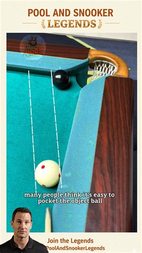 The "Impossible" Blocked Ball Solution 🎱 Most people think this shot is impossible or try to hit it too hard. 🤦‍♂️ The secret isn't power—it's knowing exactly where to aim. By targeting the left half of the object ball, you trigger a "secondary rebound" that guides it right into the pocket. Have you ever used this trick? Let us know in the comments! 👇 #billiards #pooltable #8ballpool #poolhacks #billiardstips #bankshot #geometry #trickshot #pooltutorial #snooker | Pool & Snooker Legends