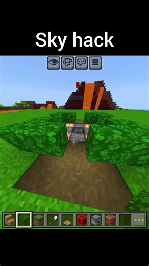 Sky hack in minecraft