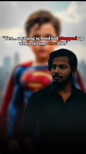 Arihant 🗿 | A young schoolboy was quietly waiting for his school bus at a local bus stop when he noticed something disturbing — a man harassing a girl... | Instagram