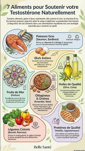 Voici les 7 aliments qui soutiennent naturellement votre testostérone — et qu’il faut manger.