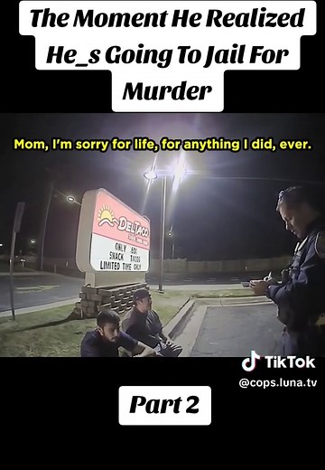 The Moment He Realized He_s Going To Jail For Murder #policeofficer #police #cops #bodycam